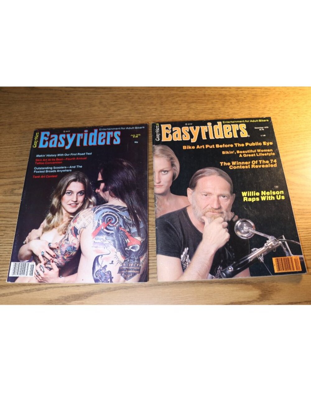 Easyriders Magazine Lot of 5 - 1979 25th Anniv 1996 Reprint #1 David Mann Biker - Picture 3 of 6